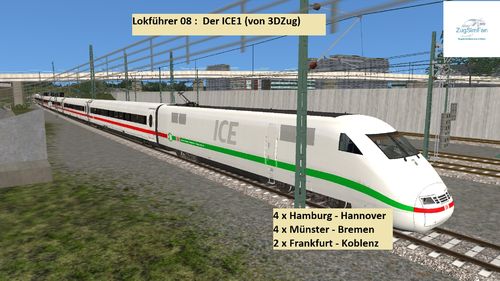 loco driver 08: The ICE1 (3DZug)